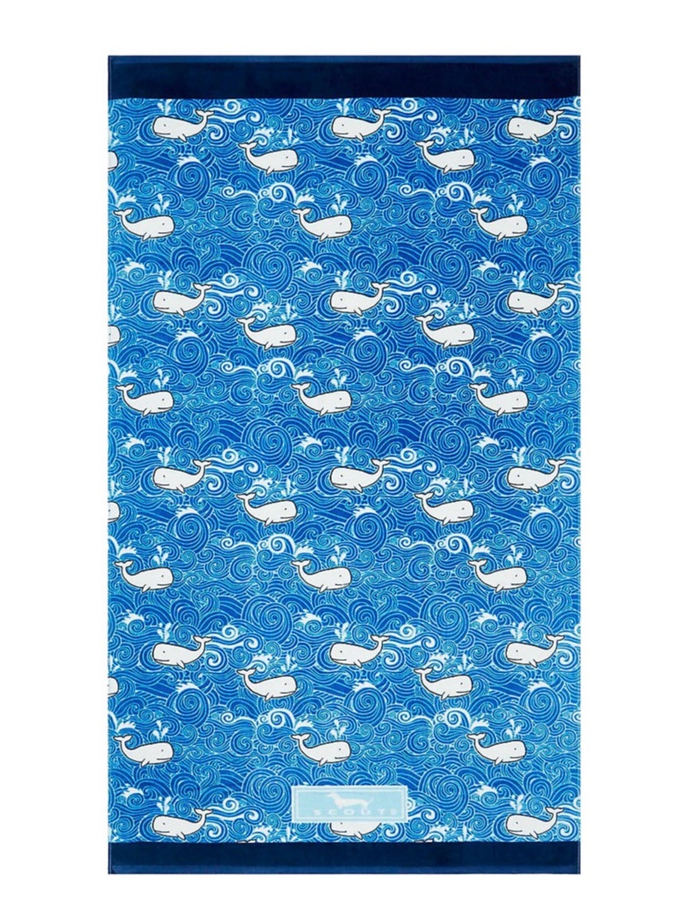 NWT Scout beach towel baby beluga blue